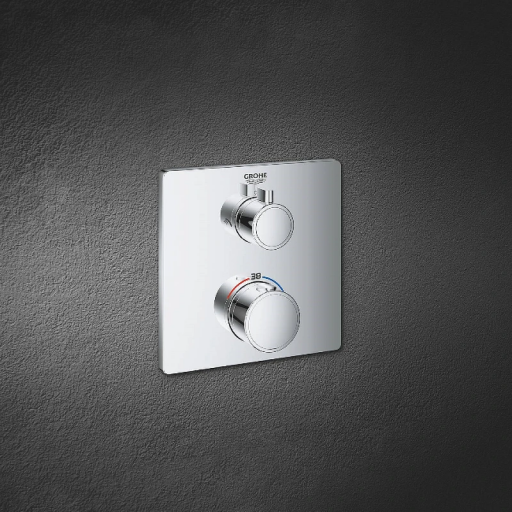 Смеситель для душа GROHE Grohtherm 24079000 термостатический встраиваемый хром
